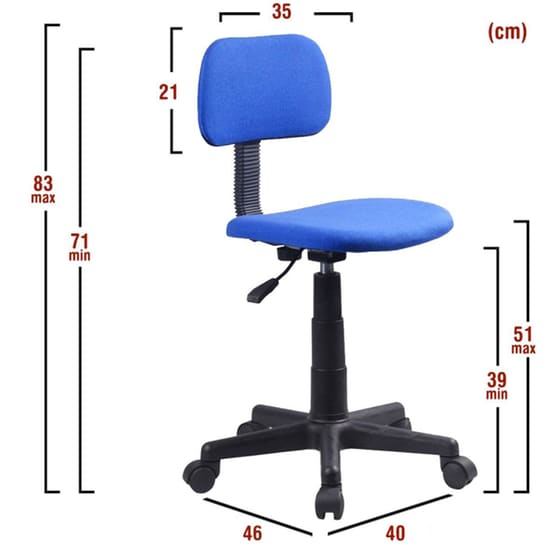 Καρέκλα Παιδική ArteLibre Ηχώ από Ύφασμα - Μπλε image 5