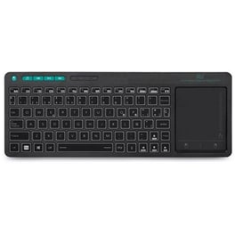 RIITEK Mini K18+ Ασύρματο Πληκτρολόγιο με Touchpad Μαύρο