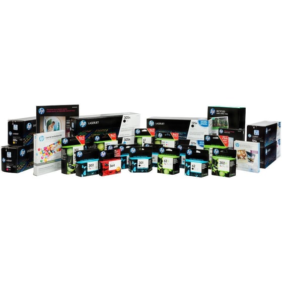Συμβατό HP 302 Πολλαπλό / Μαύρο Πακέτο 2 Μελανιών Εκτυπωτή X4D37AE image 1