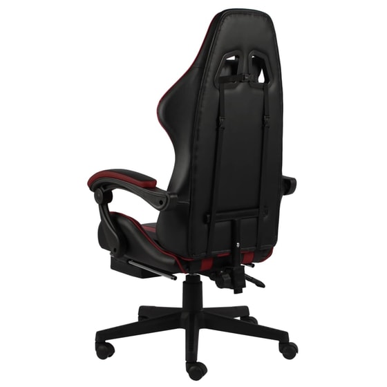 Gaming Καρέκλα VidaXL Racing από Τεχνητό Δέρμα - Μαύρη/Μπορντό image 3