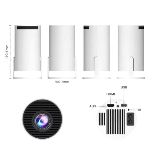 Gaming Projector M300 Max με Δύο Χειριστήρια - Λευκό image 1