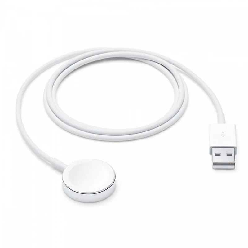 APPLE Φορτιστής Μαγνητικός για Apple Watch με Καλώδιο USB 1m - Λευκό
