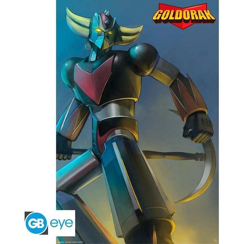 GBEYE Αφίσα Grendizer - Grendizer And Axes Κάθετη 61x92 cm