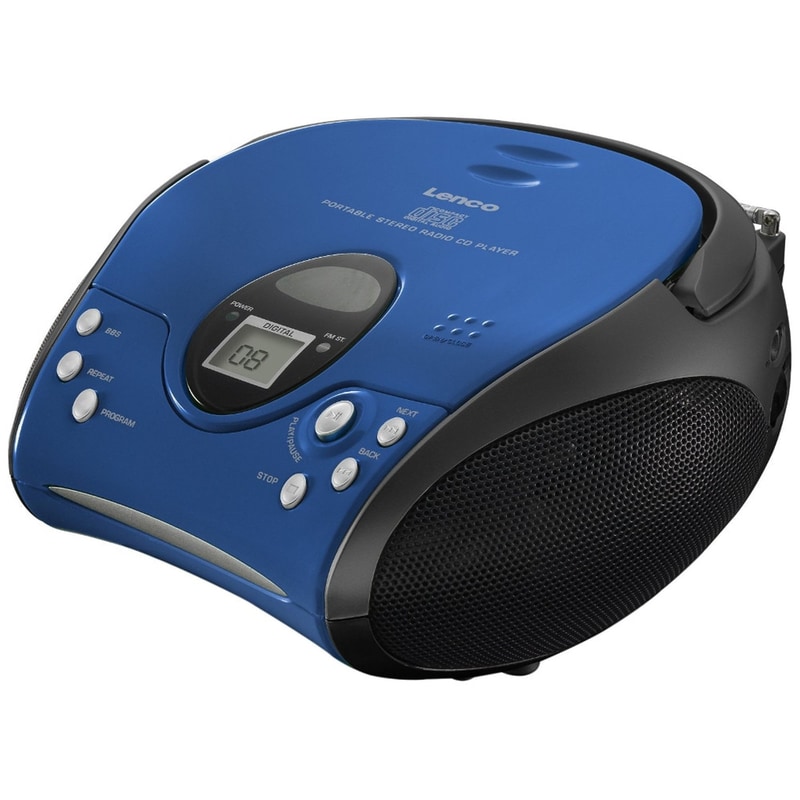 RADIO CD PORTABLE LENCO SDC-24 BL/BLK