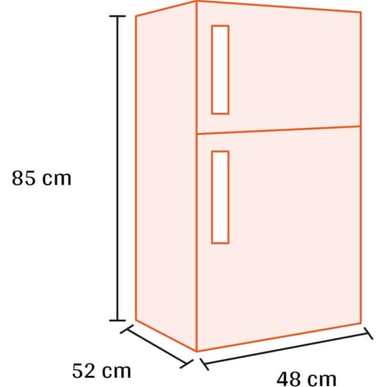 OMNYS FTS-E485W Στατικό 85 Lt Λευκό Δίπορτο Ψυγείο image 1