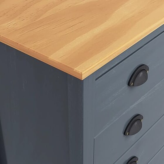 Vidaxl Συρταριέρα Hill Range Γκρι 79x40x80 Εκ. Από Μασίφ Ξύλο Πεύκου image 2