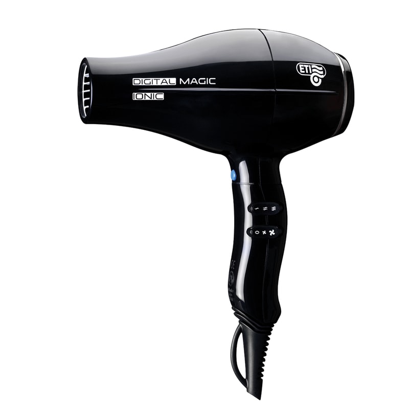 ETI Digital Magic Ionic Black Σεσουάρ Μαλλιών 2400 W Μαύρο