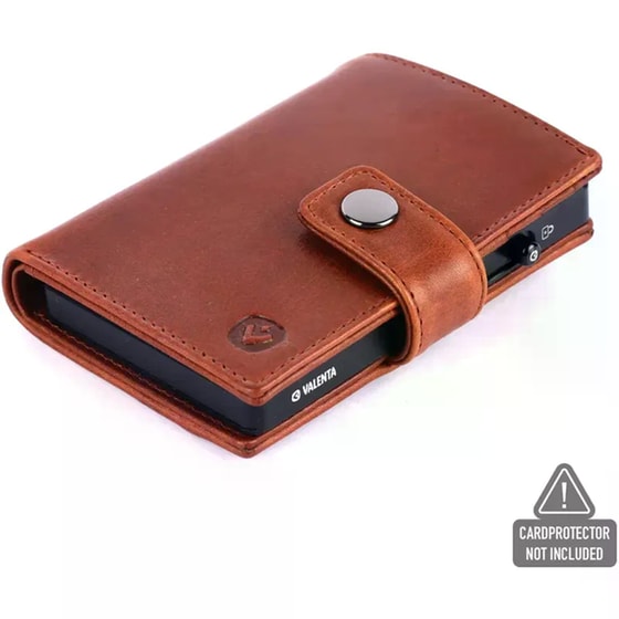 Θήκη Καρτών Valenta Leather Magsafe Luxe Cognac image 1