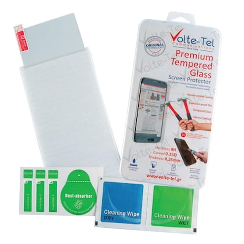 VOLTE-TEL Προστατευτικό οθόνης MLS Alu 3G - Volte-tel Tempered Glass 9H 0.3mm 2.5D Full Glue