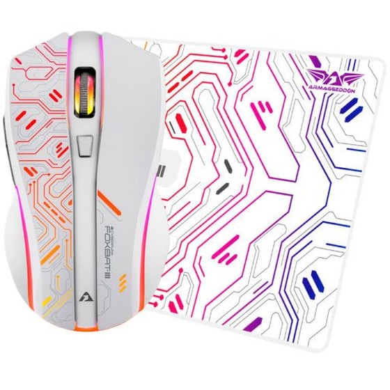 Armaggeddon Foxbat III  FOXBAT-III Gaming Ασύρματο Ποντίκι - White image 1