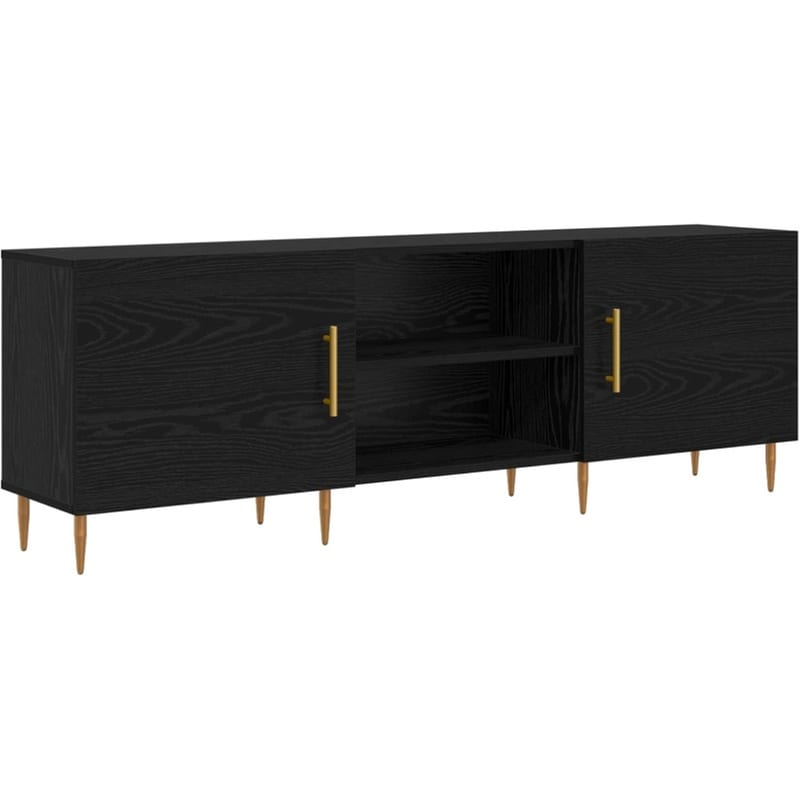 Έπιπλο Τηλεόρασης VidaXL 150 x 30 x 50 cm - Μαύρη Δρυς