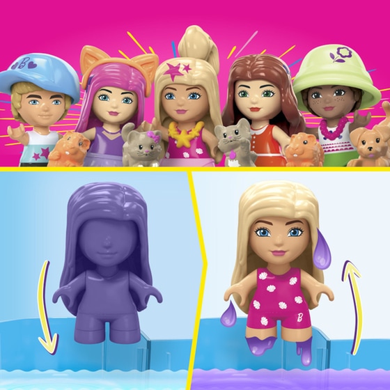 Σετ Κατασκευών MEGA Barbie Color Reveal DreamHouse image 3