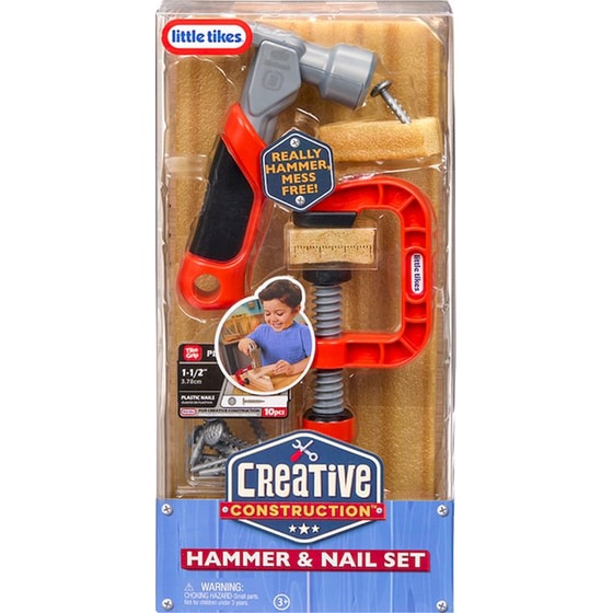 Little Tikes Creatitve Construction Σετ Σφυρί με Καρφιά image 0