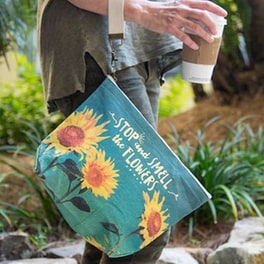 Natural Life Τσάντα Stop And Smell The Flowers