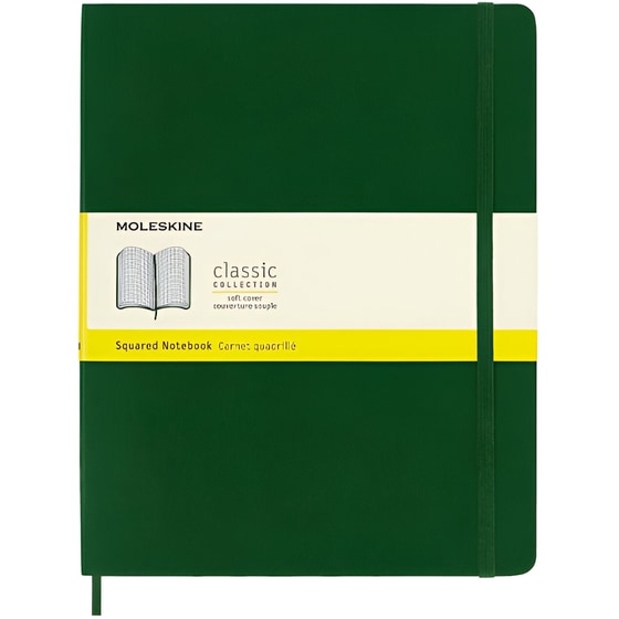 Σημειωματάριο Moleskine Καρέ XL Πράσινο (1 Τεμάχιο) image 0