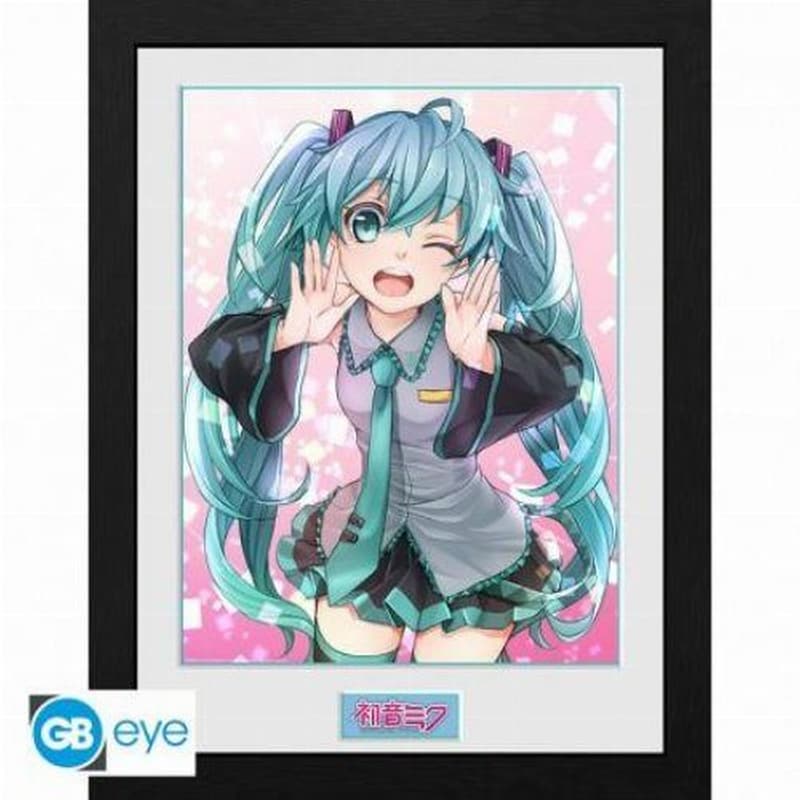 GBEYE Αφίσα Vocaloid: Hatsune Miku - Wink σε Κάδρο Κάθετη 31x41 cm