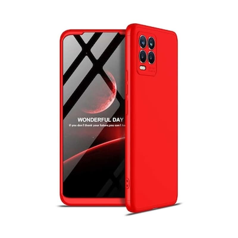 GKK Θήκη Realme 8/8 Pro - Gkk 360 Full Body Protection - Red