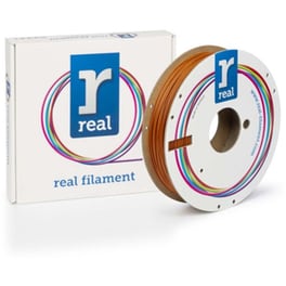 Real Filaments νήμα 3D εκτυπωτή PLA Sparkle - 0.5kg 1.75mm - Πορτοκαλί