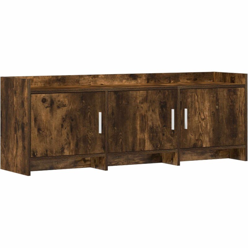 Έπιπλο Τηλεόρασης VidaXL 130 x 33 x 47 cm - Καπνιστή Δρυς