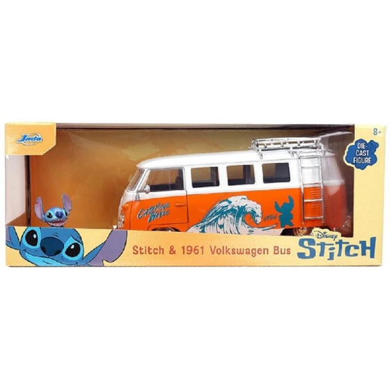 Αυτοκίνητο Jada Disney Stitch 1961 Volkswagen Bus 1:24 image 0