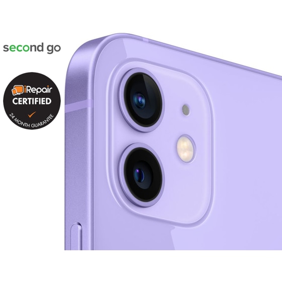 Μεταχειρισμένο Apple iPhone 12 64GB Purple second go Certified by iRepair image 3