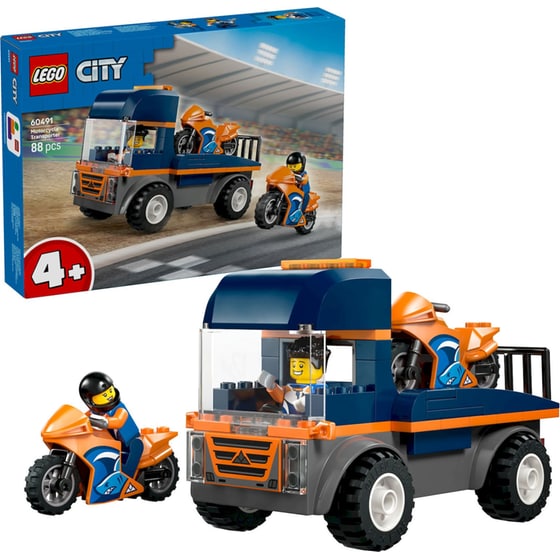 LEGO® City Motorcycle Transporter (60491) image 2