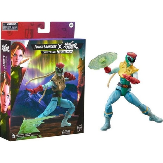 Φιγούρα Δράσης  HASBRO Power Rangers X Street Fighter Morphed Cammy Stinging Crane 15cm image 3
