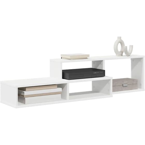 Έπιπλο Τηλεόρασης VidaXL Επιτοίχιο 120 x 25 x 28,5 cm - Γκρι image 2
