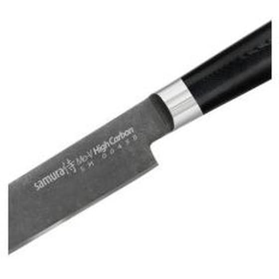 Μαχαίρι Φιλεταρίσματος Samura Mo-v Stonewash από Ανοξείδωτο Ατσάλι 23 cm - Μαύρο image 1
