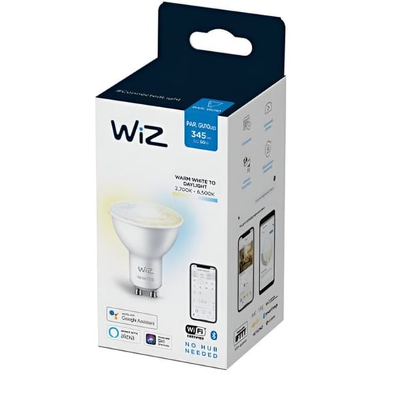 Έξυπνη Λάμπα WiFi & Bluetooth WiZ PAR16 GU10 50W - Λευκό image 1