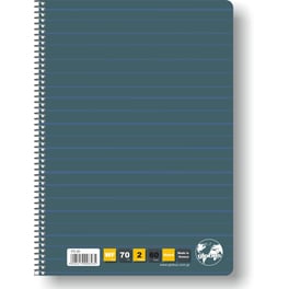 Τετράδιο Σπιράλ Globus Folio A4 2 Θεμάτων 60 Φύλλων (1 Τεμάχιο)