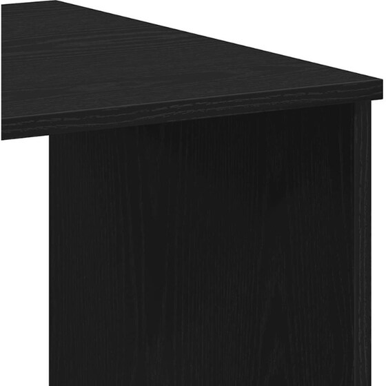 Γραφείο VidaXL με Συρτάρια από Τεχνητό Ξύλο 102x50x76 cm - Μαύρη Δρυς image 8