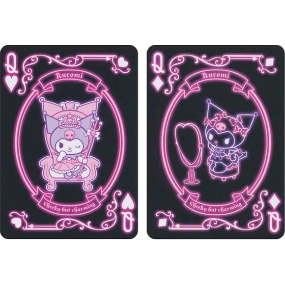 Τράπουλα Bicycle - Kuromi Black, Pink and Purple image 1