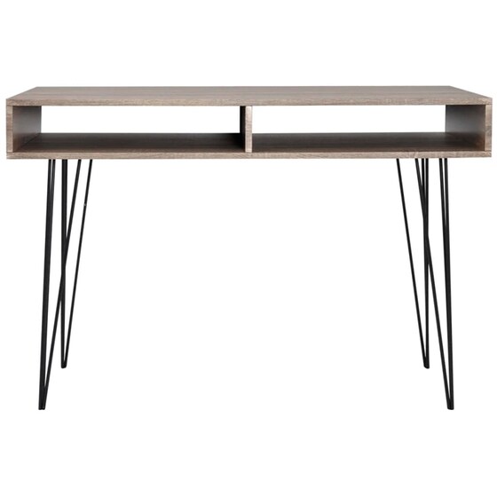 Γραφείο Μελέτης VidaXL από MDF 110x50cm - Δρυς/Φυσικό image 1