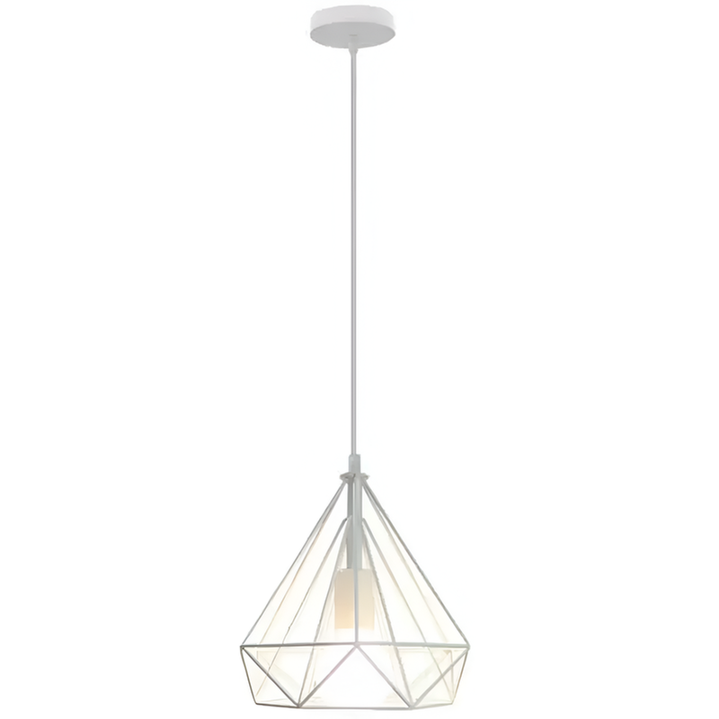 Κρεμαστό Φωτιστικό Οροφής Σε Λευκό Χρώμα 200mm C10