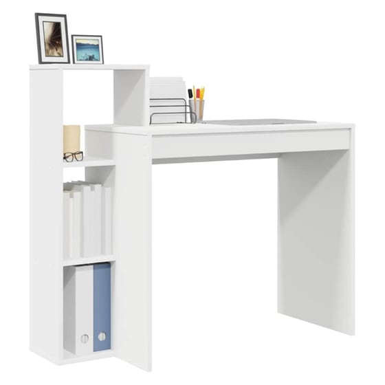 Γραφείο VidaXL από Επεξεργασμένο Ξύλο 100x40x90 cm - Λευκό image 2