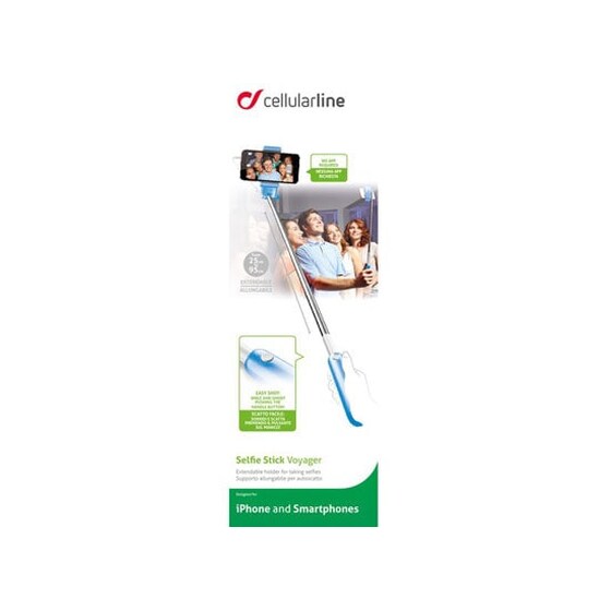 Selfie Stick Cellular Line Voyager Selfie Μαύρο image 1