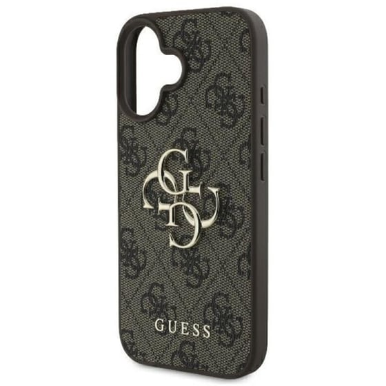 Θήκη Apple iPhone 16 Guess 4g Big Logo Back Cover - Καφέ image 0