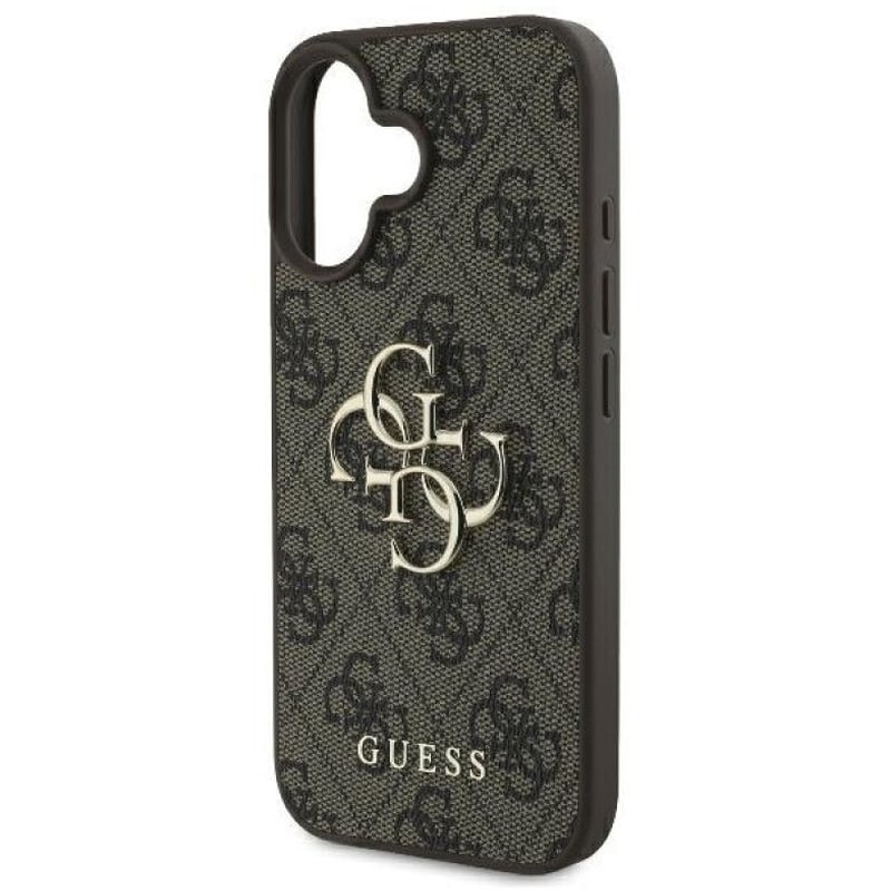 Θήκη Apple iPhone 16 Guess 4g Big Logo Back Cover - Καφέ