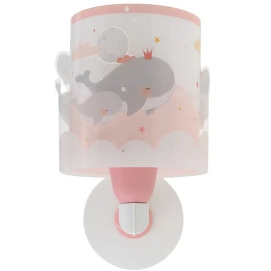 Παιδικό Φωτιστικό Τοίχου Ango Whale Dreams 61179S - Ροζ image 1