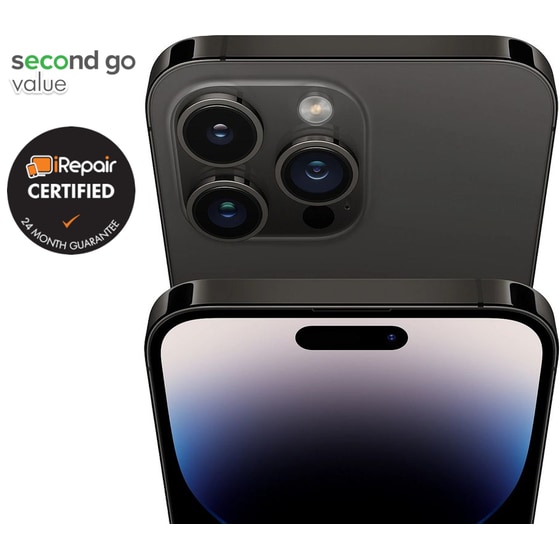 Μεταχειρισμένο Apple iPhone 14 Pro 256GB Space Black second go value Certified by iRepair image 6