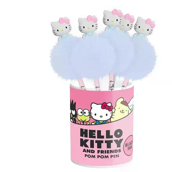 Στυλό Διαρκείας Blue Sky Studios Pom Pom με Φιγούρα Hello Kitty image 3