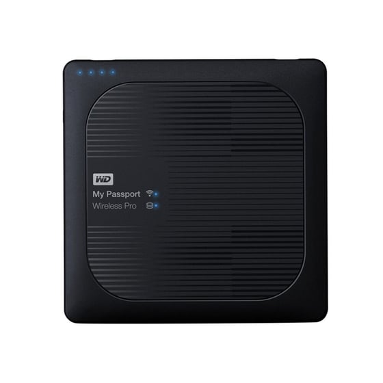 Ασύρματος Εξωτερικός σκληρός δίσκος WD My Passport PRO 2ΤΒ 2.5" WiFi/USB 3.0/SD Card Μαύρο image 3