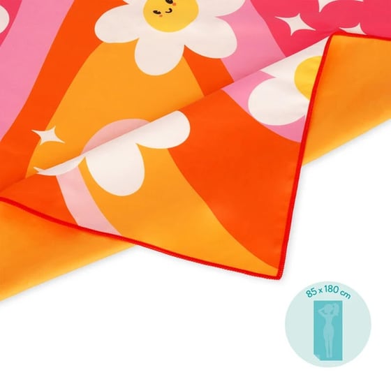 Πετσέτα Θαλάσσης Legami Daisy 85 x 180 cm image 1