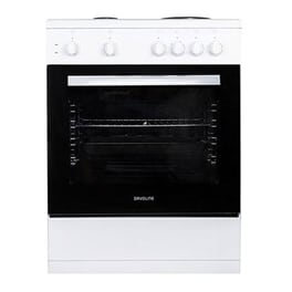 DAVOLINE DAE 600 WH 72 Lt Λευκό Ηλεκτρική Κουζίνα Εμαγιέ