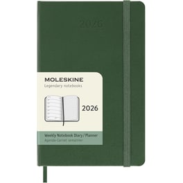 Ημερολόγιο Εβδομαδιαίο Moleskine 2026 12Μ Pocket Myrtle Green Hard