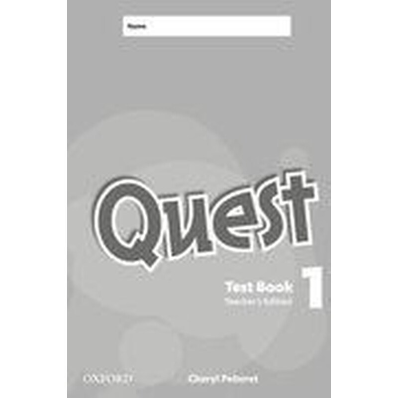 Quest 1 Teachers Book Test (Overprinted)