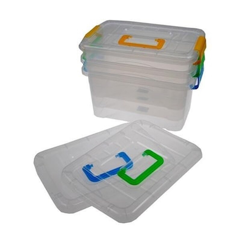 Κουτί Αποθήκευσης Silar από Πλαστικό 8 lt Υ15x28.5x19 cm - Διάφανο