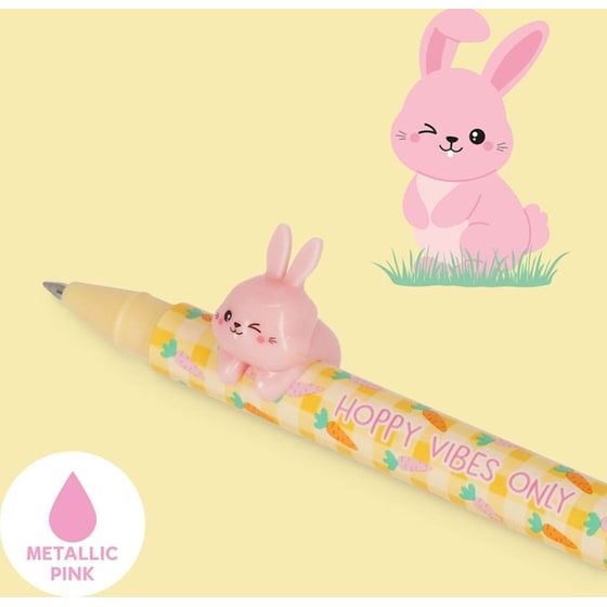 Σετ Στυλό Gel Legami Lovely Friends Hoppy Easter 2 Χρώματα 0.5mm image 4