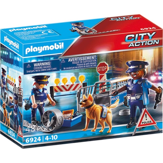 PLAYMOBIL® City Action Οδόφραγμα Αστυνομίας (6924) image 0